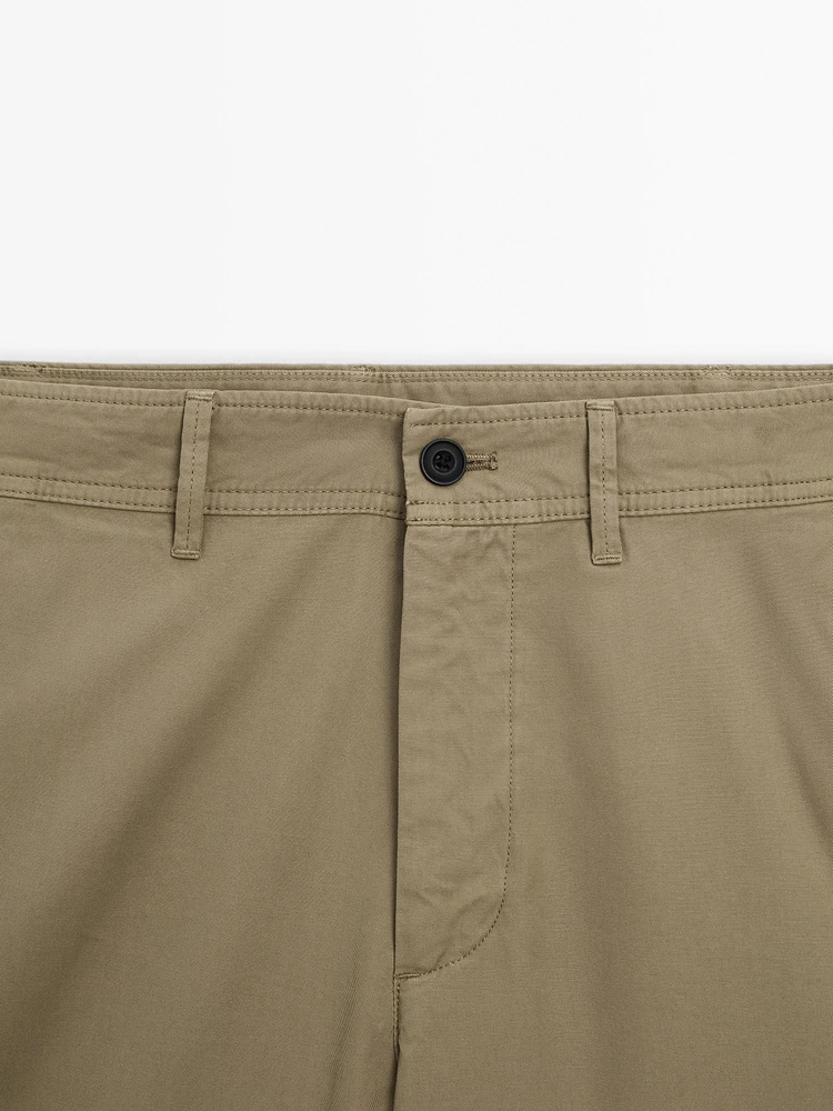 100% cotton bermuda shorts