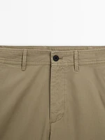 100% cotton bermuda shorts