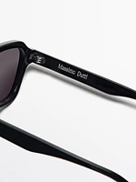 Rectangular sunglasses