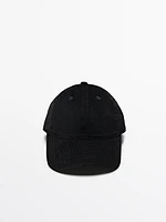 100% cotton corduroy cap