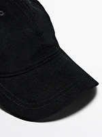 100% cotton corduroy cap