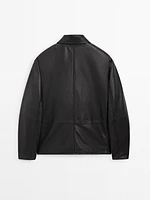 Nappa leather jacket