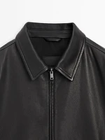 Nappa leather jacket