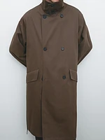 100% cotton double-breasted trench coat - Limited Edition