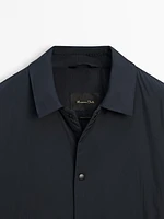 Lightweight padded overshirt