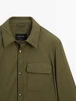 Overshirt with chest pocket