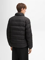 Lightweight puffer down jacket