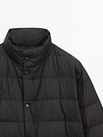 Lightweight puffer down jacket