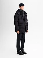 Hooded puffer jacket