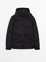 Hooded puffer jacket