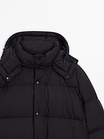 Hooded puffer jacket