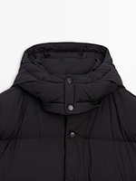 Hooded puffer jacket