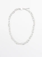 Silver chain necklace