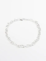 Silver chain necklace