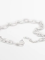 Silver chain necklace