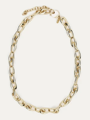 Golden chain necklace