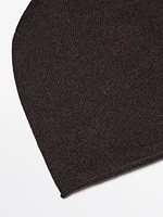 Fine cashmere beanie