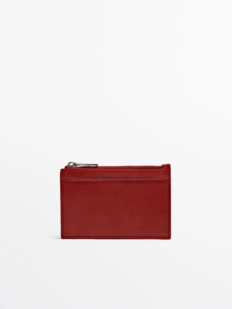 Nappa leather purse