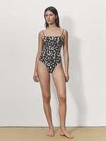 Swimsuit with thin straps