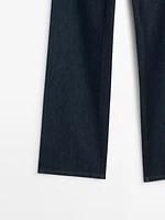 Jean wide leg full length taille mi-basse