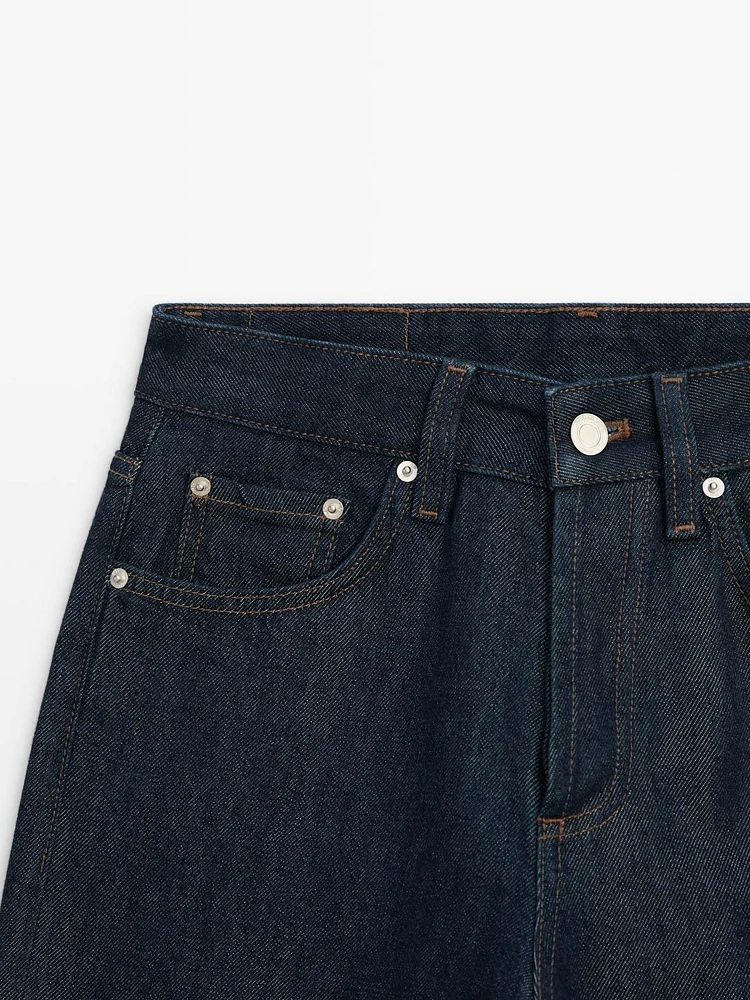 Jean wide leg full length taille mi-basse