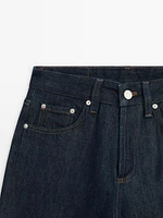 Jean wide leg full length taille mi-basse