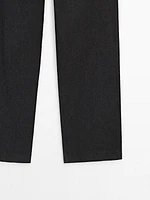 Straight-leg formal jeans