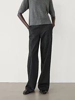 Straight-leg formal jeans