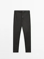 Cotton leggings-style trousers