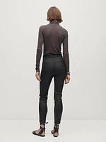 Cotton leggings-style trousers