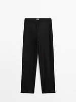 Cotton blend suit trousers - Limited Edition