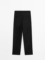 Cotton blend suit trousers - Limited Edition