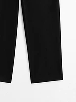 Cotton blend suit trousers - Limited Edition