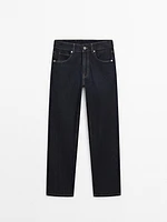 Slim fit mid-rise cropped jeans