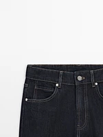 Slim fit mid-rise cropped jeans