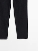 Slim fit mid-rise cropped jeans