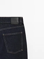 Slim fit mid-rise cropped jeans