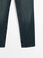 Slim fit mid-rise cropped jeans