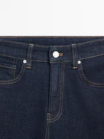 Flared high-waist skinny jeans