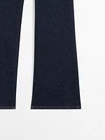 Flared high-waist skinny jeans