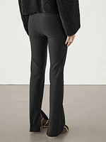 Fitted stretch trousers