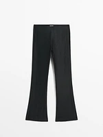 Flowing jacquard trousers - Limited Edition