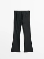 Flowing jacquard trousers - Limited Edition