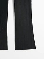 Flowing jacquard trousers - Limited Edition