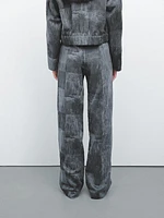 Jacquard trousers co-ord - Limited Edition