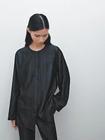 Creased-effect overshirt - Limited Edition