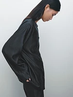 Creased-effect overshirt - Limited Edition