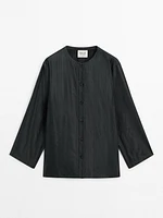 Creased-effect overshirt - Limited Edition