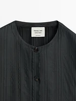 Creased-effect overshirt - Limited Edition