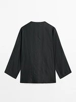 Creased-effect overshirt - Limited Edition